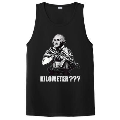 What Is A Kilometer George Washington Meme Funny 4th Of July PosiCharge Competitor Tank