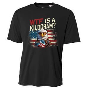 Wtf Is A Kilogram Funny 4th Of July Patriotic Eagle Usa Cooling Performance Crew T-Shirt