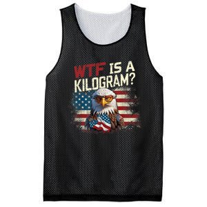 Wtf Is A Kilogram Funny 4th Of July Patriotic Eagle Usa Mesh Reversible Basketball Jersey Tank