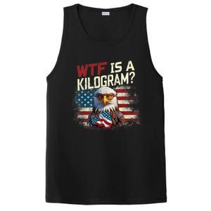 Wtf Is A Kilogram Funny 4th Of July Patriotic Eagle Usa PosiCharge Competitor Tank