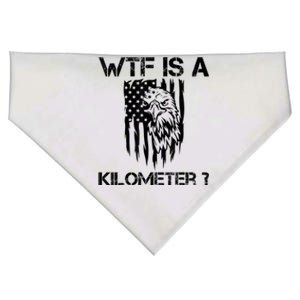 Wtf Is A Kilometer Eagle Badge American Signature Burger USA-Made Doggie Bandana