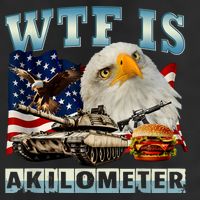 Wtf Is A Kilometer Eagle Badge American Signature Burger Cool Comfort Performance Bucket Hat
