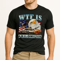 Wtf Is A Kilometer Eagle Badge American Signature Burger Performance Shirt