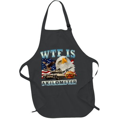 Wtf Is A Kilometer Eagle Badge American Signature Burger Apron