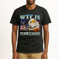 Wtf Is A Kilometer Eagle Badge American Signature Burger Tall T-Shirt