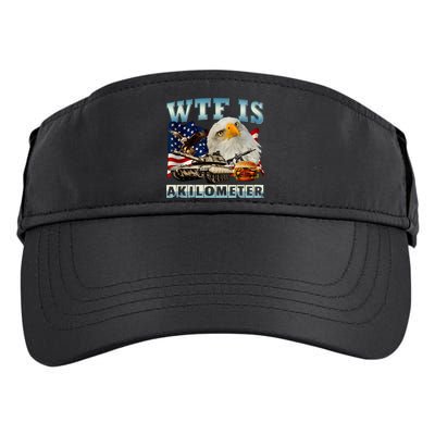 Wtf Is A Kilometer Eagle Badge American Signature Burger Adult Drive Performance Visor