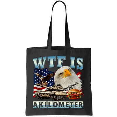 Wtf Is A Kilometer Eagle Badge American Signature Burger Bag