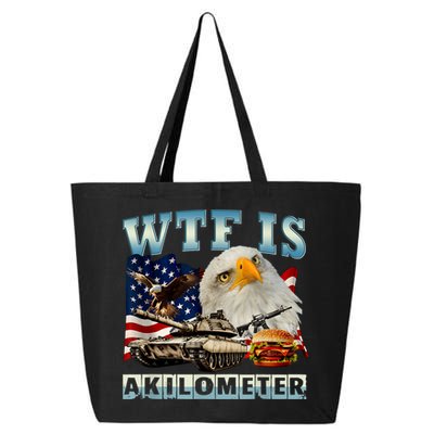 Wtf Is A Kilometer Eagle Badge American Signature Burger 25L Jumbo Tote