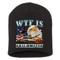 Wtf Is A Kilometer Eagle Badge American Signature Burger Short Acrylic Beanie