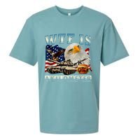 Wtf Is A Kilometer Eagle Badge American Signature Burger Sueded Cloud Jersey T-Shirt