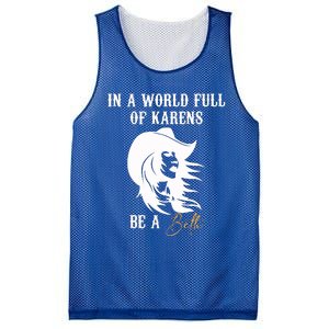 Womens In A World Full Of Karens Be A Beth Funny Beth Lovers Mesh Reversible Basketball Jersey Tank