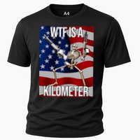 Wtf Is A Kilometer American Skeleton Funny Performance Shirt