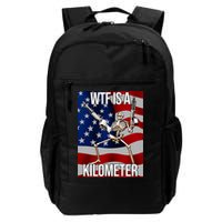 Wtf Is A Kilometer American Skeleton Funny Backpack