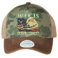 Wtf Is A Kilometer Eagle Badge American Signature Burger 4th Of July Gift Legacy Tie Dye Trucker Hat