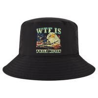 Wtf Is A Kilometer Eagle Badge American Signature Burger 4th Of July Gift Cool Comfort Performance Bucket Hat