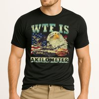 Wtf Is A Kilometer Eagle Badge American Signature Burger 4th Of July Gift Performance Shirt
