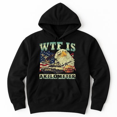 Wtf Is A Kilometer Eagle Badge American Signature Burger 4th Of July Gift Hoodie