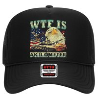 Wtf Is A Kilometer Eagle Badge American Signature Burger 4th Of July Gift Hat