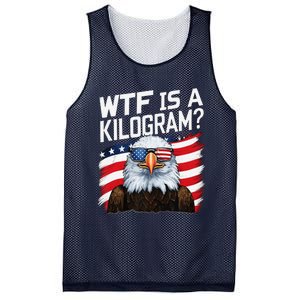 Wtf Is A Kilogram Funny 4th Of July Patriotic Eagle Usa Mesh Reversible Basketball Jersey Tank