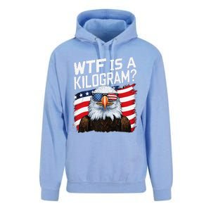 Wtf Is A Kilogram Funny 4th Of July Patriotic Eagle Usa Unisex Surf Hoodie