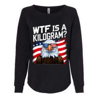 Wtf Is A Kilogram Funny 4th Of July Patriotic Eagle Usa Womens California Wash Sweatshirt