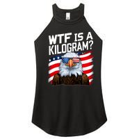 Wtf Is A Kilogram Funny 4th Of July Patriotic Eagle Usa Women's Perfect Tri Rocker Tank