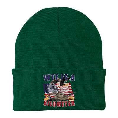 Wtf Is A Kilometer Funny Political Knit Cap Winter Beanie