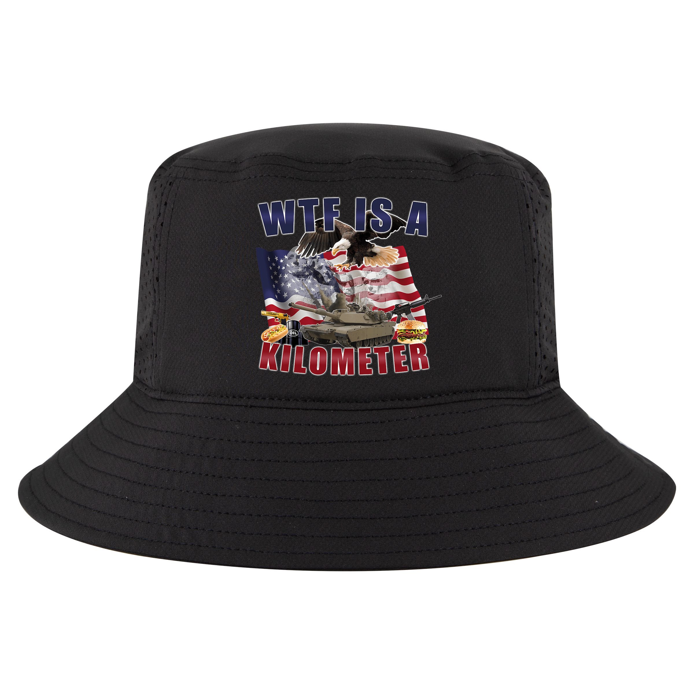 Wtf Is A Kilometer Funny Political Cool Comfort Performance Bucket Hat