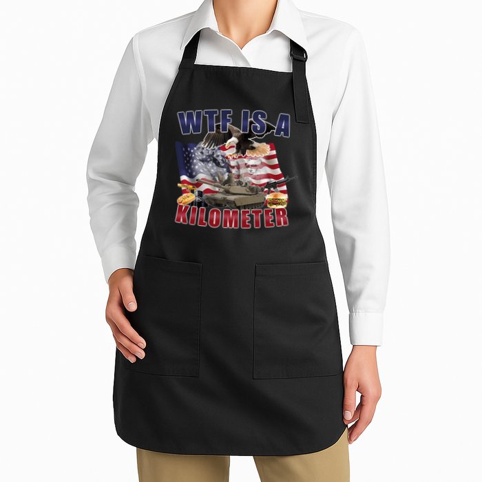 Wtf Is A Kilometer Funny Political Apron
