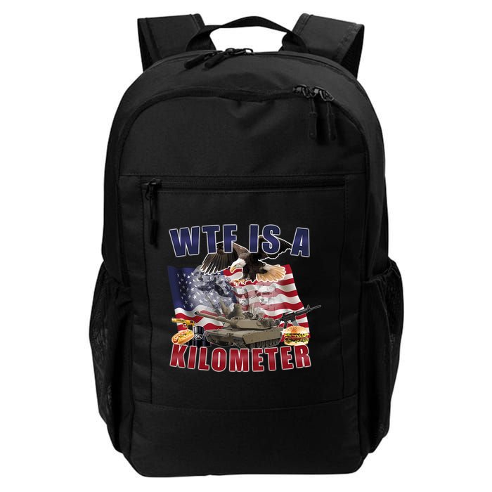 Wtf Is A Kilometer Funny Political Backpack