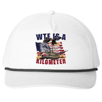 Wtf Is A Kilometer Funny Political Snapback Five-Panel Rope Hat