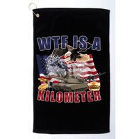 Wtf Is A Kilometer Funny Political Golf Towel