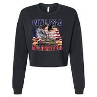Wtf Is A Kilometer Funny Political Cropped Pullover Crew