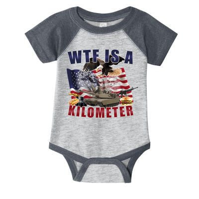 Wtf Is A Kilometer Funny Political Infant Baby Jersey Bodysuit