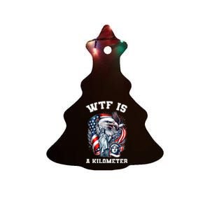 Wtf Is A Kilometer Eagle Badge American Signature Ceramic Tree Ornament