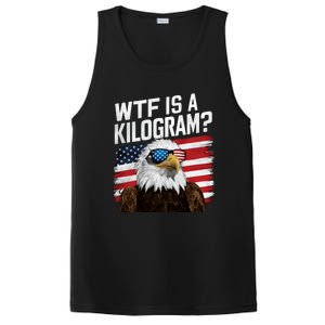 Wtf Is A Kilogram Funny 4th Of July Patriotic Eagle Usa PosiCharge Competitor Tank