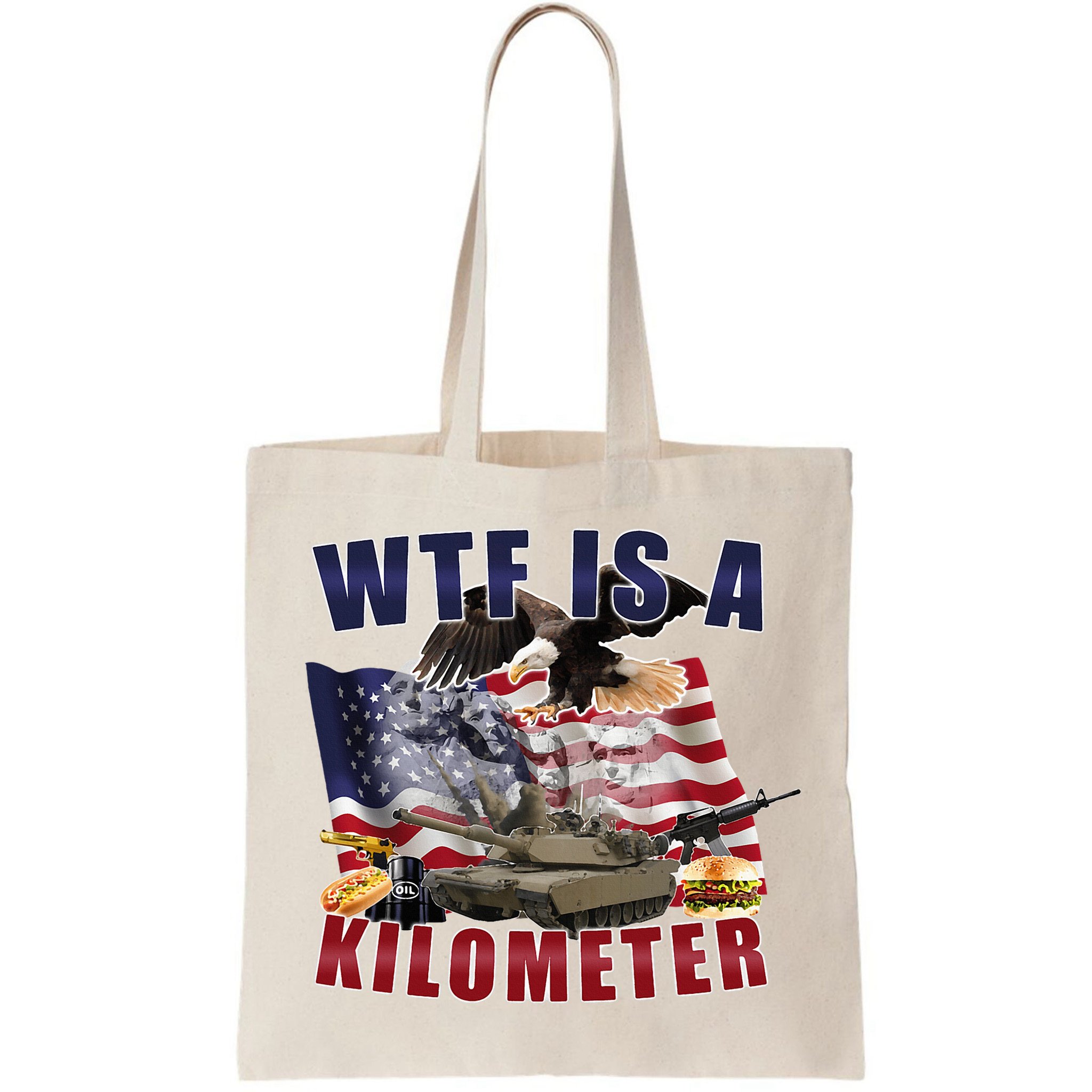 Wtf Is A Kilometer Funny Political Bag