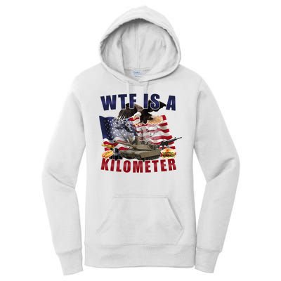 Wtf Is A Kilometer Funny Political Women's Pullover Hoodie