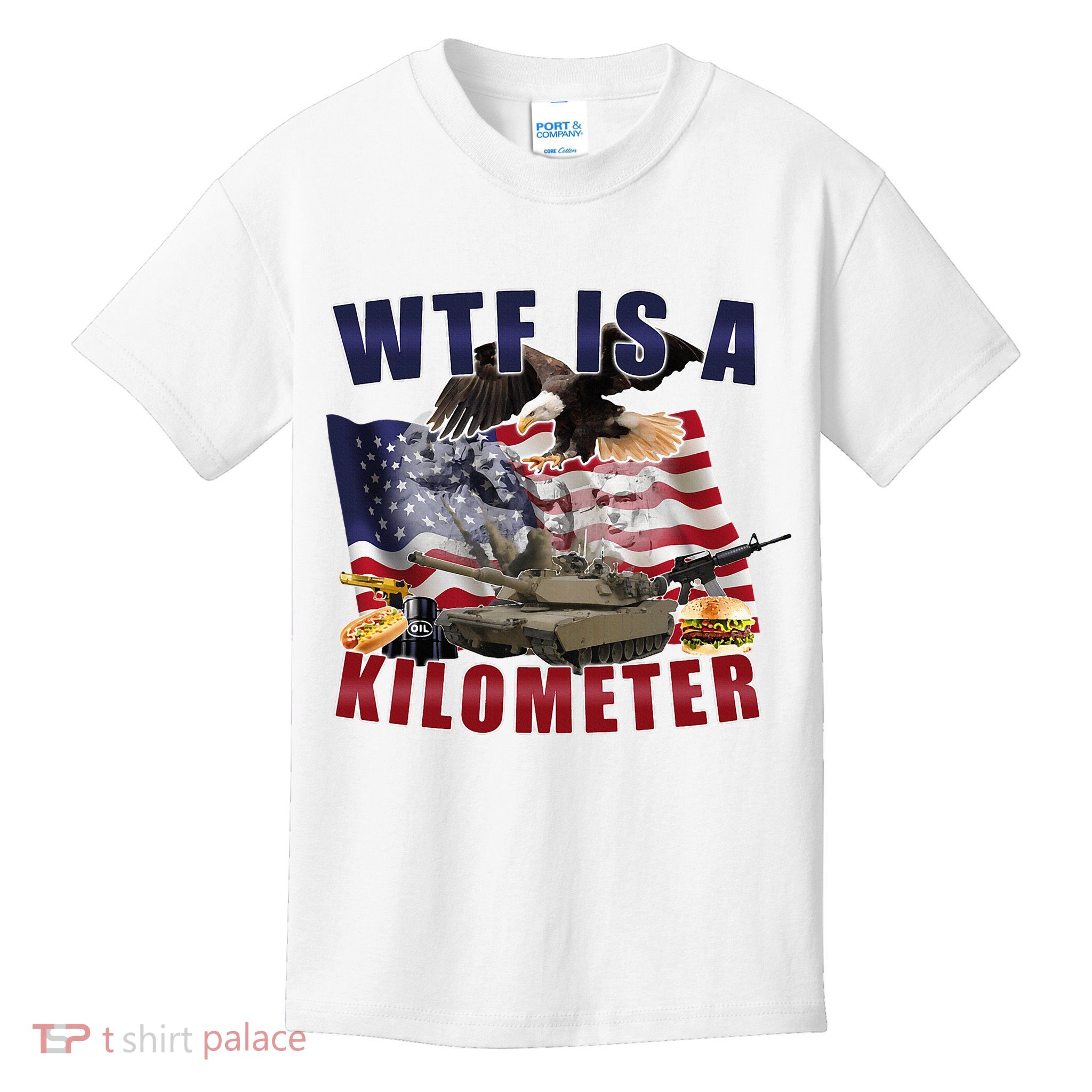 Wtf Is A Kilometer Funny Political Kids T-Shirt