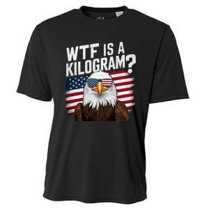 Wtf Is A Kilogram Funny 4th Of July Patriotic Eagle Usa Cooling Performance Crew T-Shirt