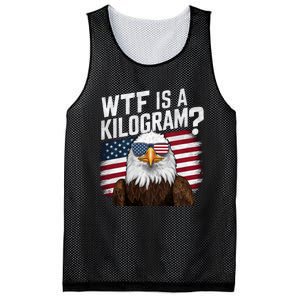 Wtf Is A Kilogram Funny 4th Of July Patriotic Eagle Usa Mesh Reversible Basketball Jersey Tank