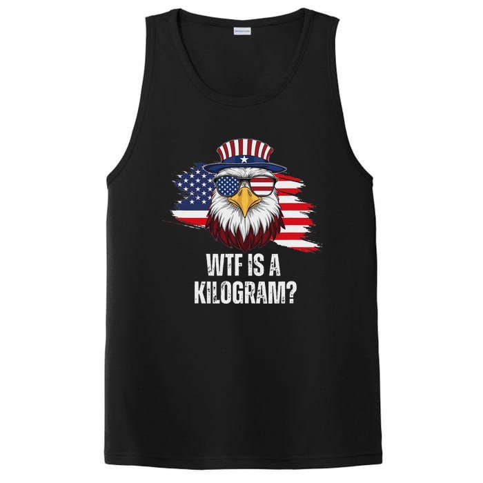 Wtf Is A Kilogram Funny 4th Of July Eagle Usa2024 Patriotic PosiCharge Competitor Tank