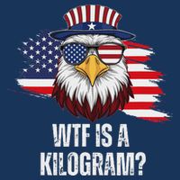 Wtf Is A Kilogram Funny 4th Of July Eagle Usa2024 Patriotic Infant Baby Jersey Bodysuit
