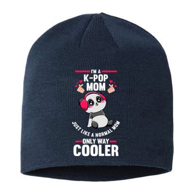 Wo I'm A KPop Mom KPop Mom Sustainable Beanie