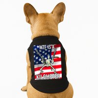 WTF Is A Kilometer July 4th Skeleton Funny Cringey USA Meme Doggie Tank
