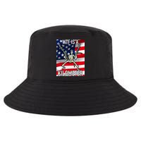 WTF Is A Kilometer July 4th Skeleton Funny Cringey USA Meme Cool Comfort Performance Bucket Hat