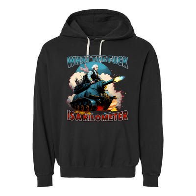 Wtf Is A Kilometer Garment-Dyed Fleece Hoodie