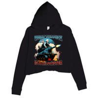 Wtf Is A Kilometer Crop Fleece Hoodie