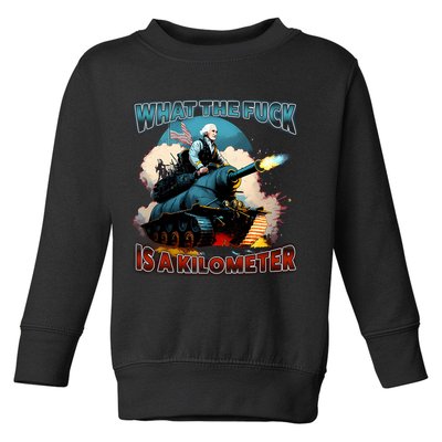 Wtf Is A Kilometer Toddler Sweatshirt