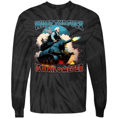 Wtf Is A Kilometer Tie-Dye Long Sleeve Shirt